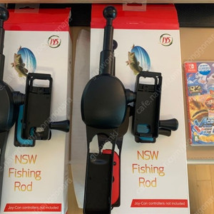 닌텐도스위치) 에이스 앵글러 + 낚시콘 2개 택포