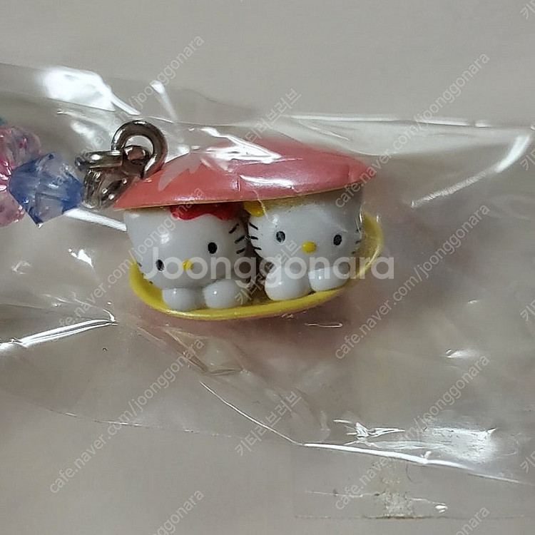 헬로키티 치바현 지역한정 조개 키티 미미 스트랩 고전 ...--2