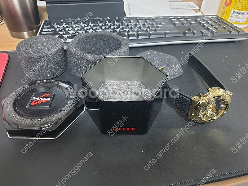 지샥 gm-110g-1a9dr (슈퍼간지 금시계 손목시계) 16만원--2