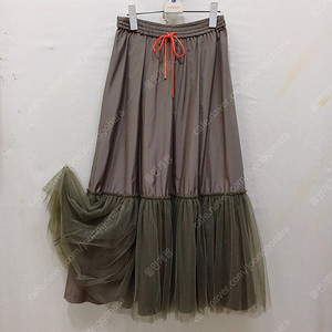 택포 한섬 더스토어 밴딩 롱 플레어 스커트 26 27 28 훌륭 사랑봉봉