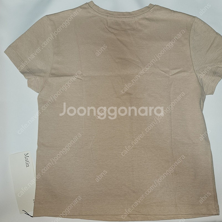 마뗑킴 티셔츠 fw 코튼탑 차콜, 베이지 일괄 판매합니다--6