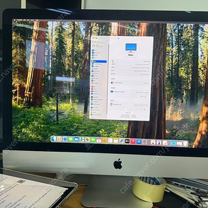 2020 아이맥 27인치 5k 최고급형 i7 5700xt 128GB SSD 1테라사양 팝니다.