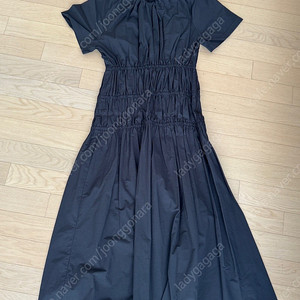 킨더살몬 셔링원피스 Shirring Dress Navy