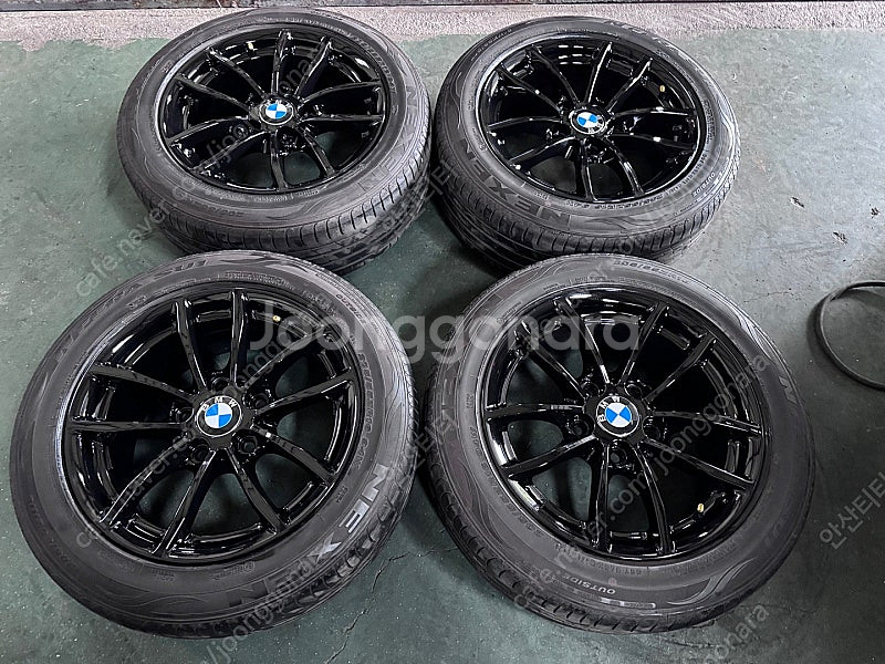 [판매] BMW 118d 블랙유광 16인치 휠타이어 판...--1
