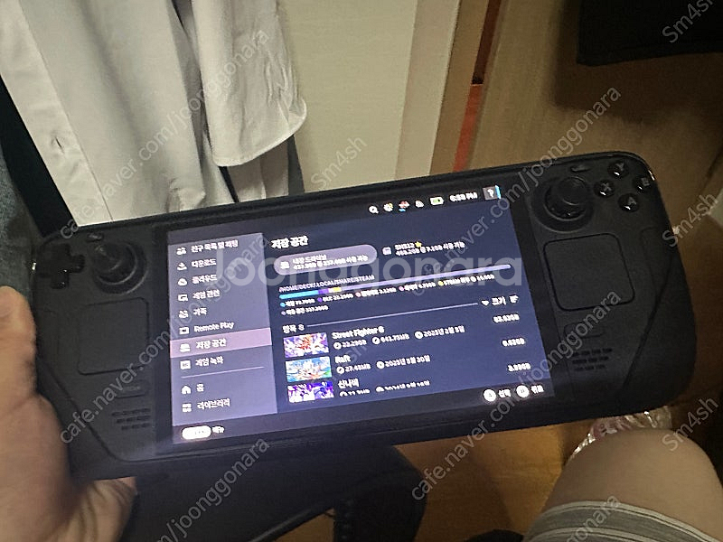 스팀덱oled512gb+독+케이스+필름붙어있음(깨끗)--0