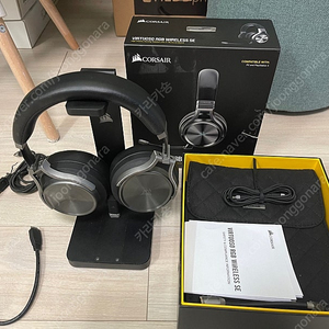 커세어 버츄오소 SE + ST100 RGB 거치대 팝니다.