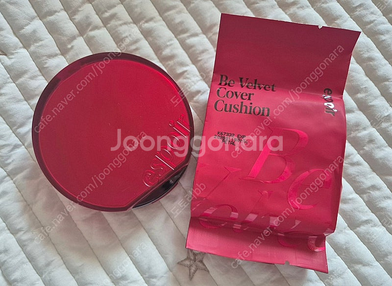 에스쁘아 비벨벳 커버 쿠션(22호 페탈) 케이스+리필1--0