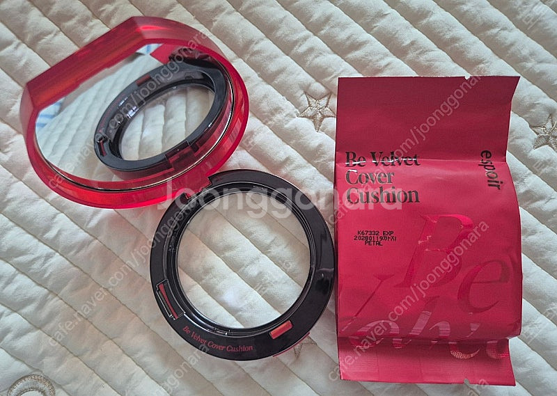 에스쁘아 비벨벳 커버 쿠션(22호 페탈) 케이스+리필1--1