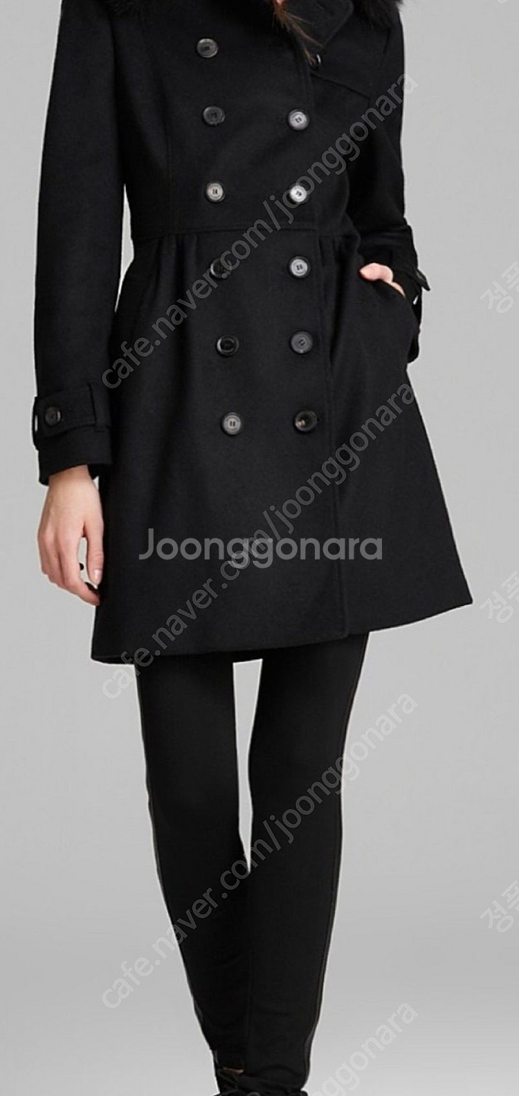 버버리 캐시미어 코트/자켓 66/M 정품S급(감정O) ...--4