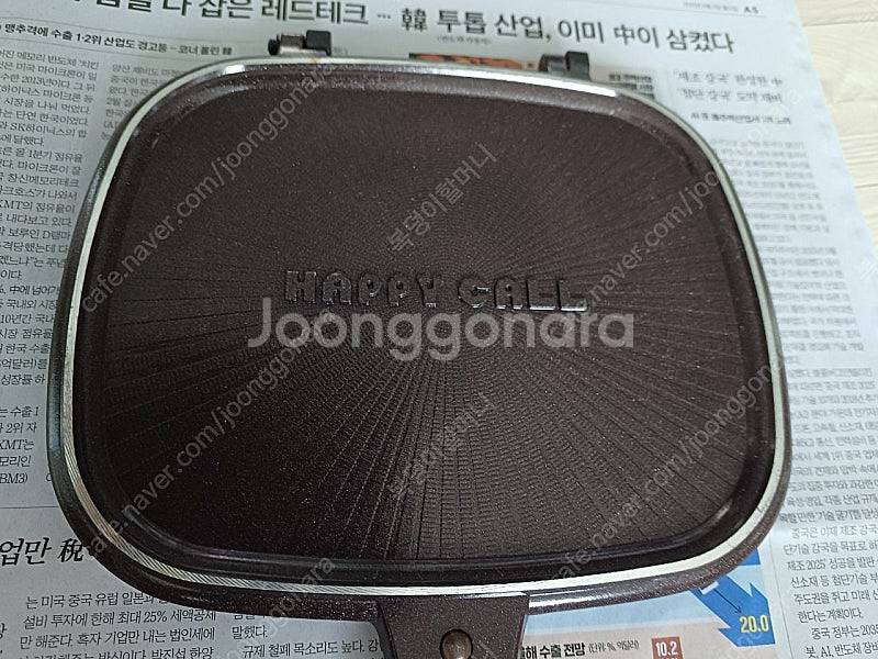 해피콜 양면 티타늄 토스트.샌드위치 2구 팬 등--8