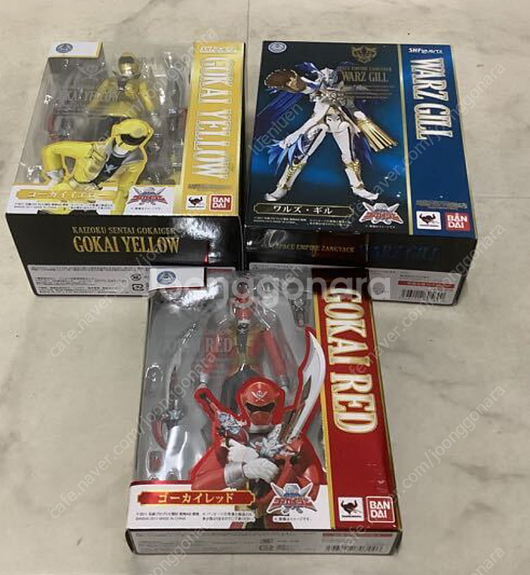 해적전대 고카이쟈 S.H.Figuarts 피규어 6종--0