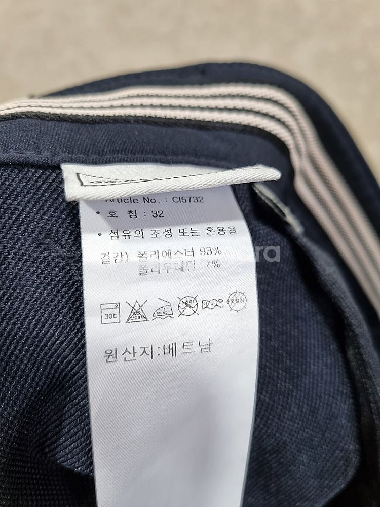 남성 32인치 아디다스 골프웨어 바지--5