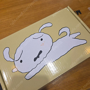 댄꼼마 흰둥이 그릇세트+그립톡 일괄(택배비 포함된금액)