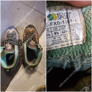 노스페이스 등산화 270-275 까스텔바작 골프화 등산캠핑