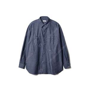 나나미카 25ss 샴브레이셔츠 L XL