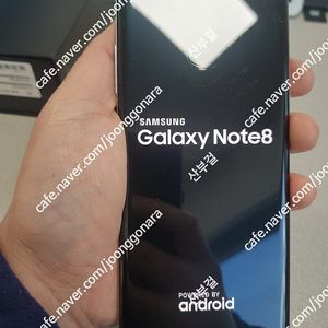 [개인] SKT 노트8 64G S급 (박스 및 케이스 포함) 거의 새제품 팝니다.