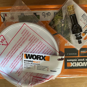 WORX Hydroshot 무선 고압세척기 미사용 신품 풀세트 판매