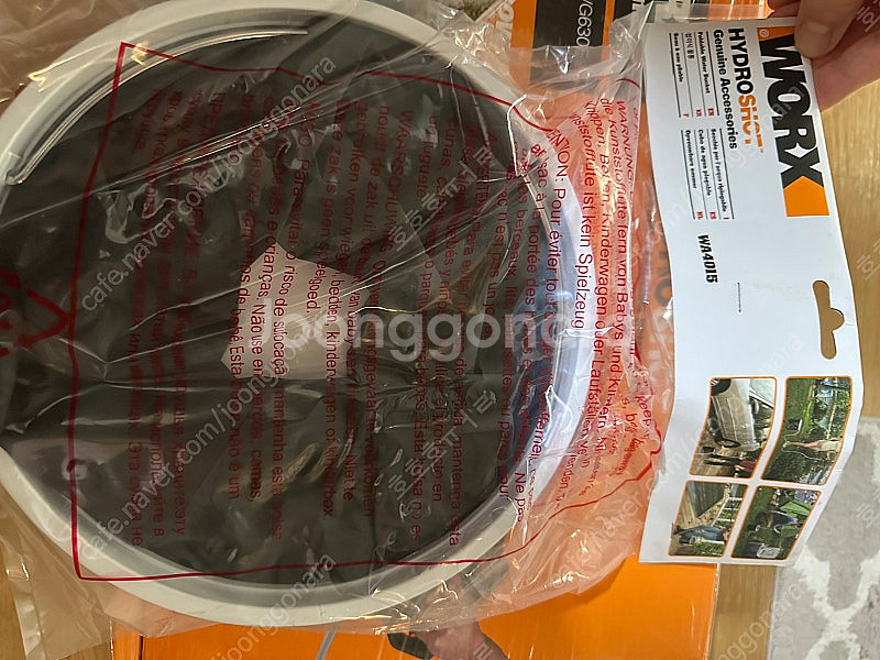 WORX Hydroshot 무선 고압세척기 미사용 신품...--1
