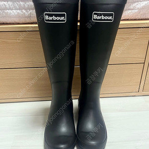 바버 롱 레인부츠 새상품 uk6