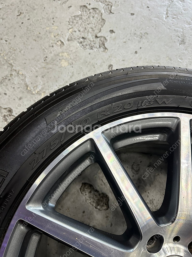 지바겐 63amg 20인치 휠타이어 (피렐리 스콜피온 275 50 20)--5