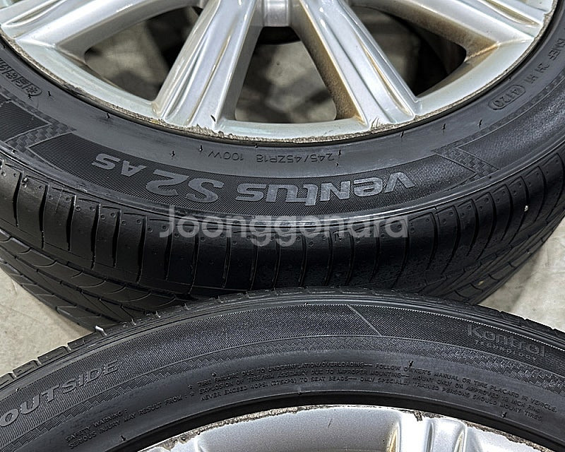 [판매] 아우디A6 C7 18인치 휠타이어 한대분--4