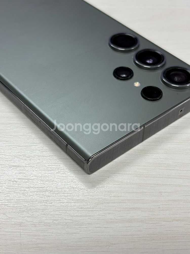 갤럭시 S23울트라 그린색상 256용량 외관상태좋은 꿀...--5