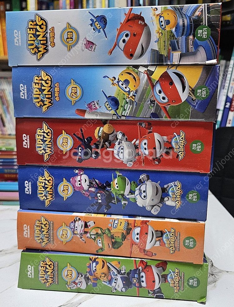 슈퍼윙스 DVD 1~6집 + 투어가이드북 6권--0