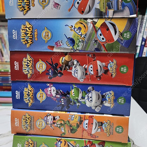 슈퍼윙스 DVD 1~6집 + 투어가이드북 6권