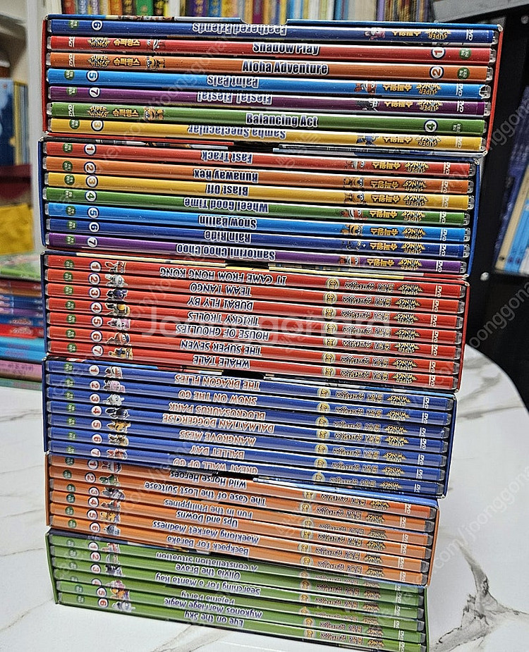 슈퍼윙스 DVD 1~6집 + 투어가이드북 6권--1