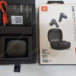 JBL 라이브 프로2 노이즈 캔슬링 무선 이이폰