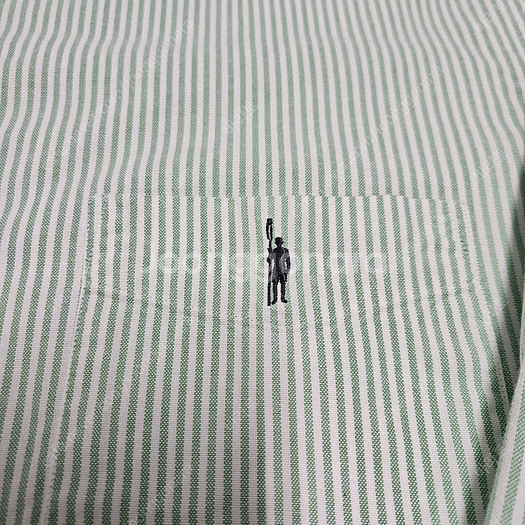 제이크루 스트라이프 옥스포드 셔츠 그린 L 팝니다/ 캐주얼 남방 폴로 브룩스--2