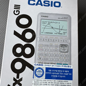 카시오w fx-9860 G3 공학용 계산기 팝니다.(새상품)