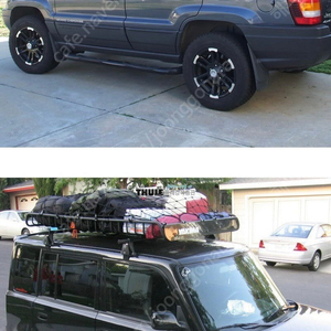 루프랙(루프바스켓) 야키마 로드워리어 + 확장 익스텐션, 짐받이 루프박스 루프캐리어 컨트리맨 R60 F60 툴레 캠핑용품