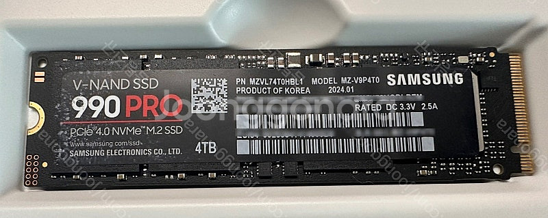 삼성 M.2 SSD 4TB 990 PRO (3개판매)--2