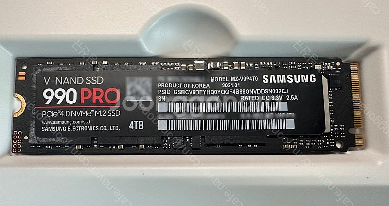 삼성 M.2 SSD 4TB 990 PRO (3개판매)--4