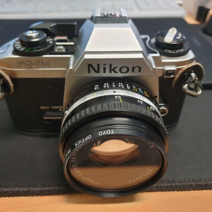 니콘 nikon FG-20 + mf 50mm f1.8 팬케익 세트 판매