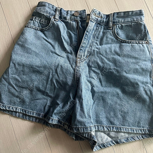 pvcs 플레어 데님 쇼츠 s
