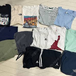 초등 남아 의류 (저학년 140-145) 뉴발키즈, 네파키즈, 노스페이스키즈, 조던키즈, 아디다스, 블루독 일괄