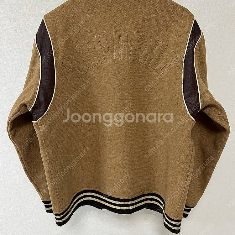 [XL] 슈프림 02AW 네바욕 스타장 바시티 자켓 된...--5
