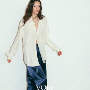 voef 보프 듐 드로우스트링 와이드 팬츠 - 블랙 S