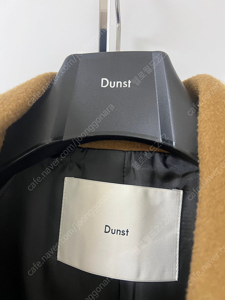 던스트 더블 캐시미어 카멜 코트--1