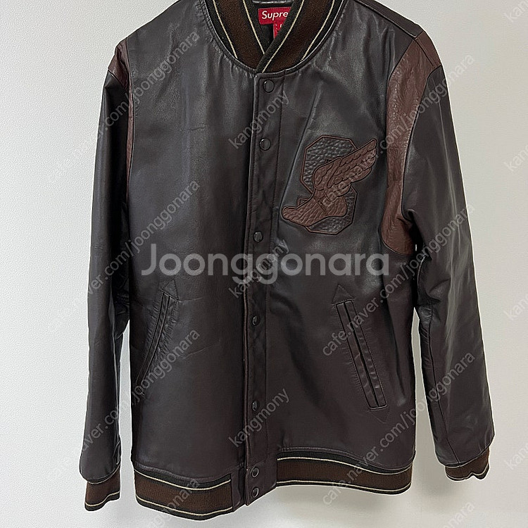 [L] 슈프림 05AW 버디버디 올레더 스타장 브라운 ...--4