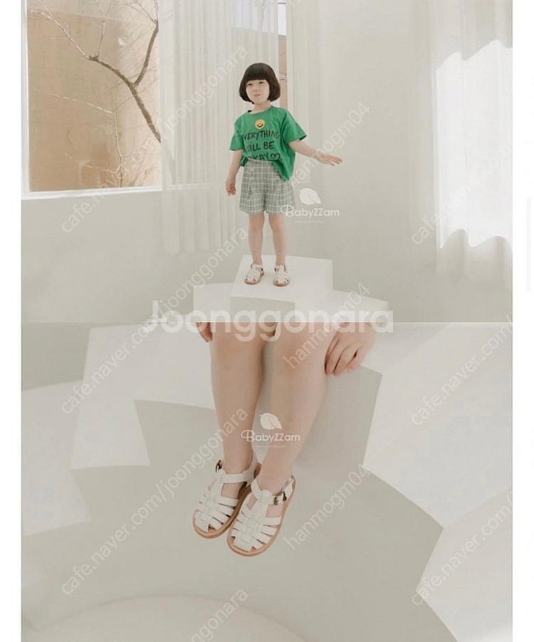 새상품) 베이비잼 달고나샌들 170--2