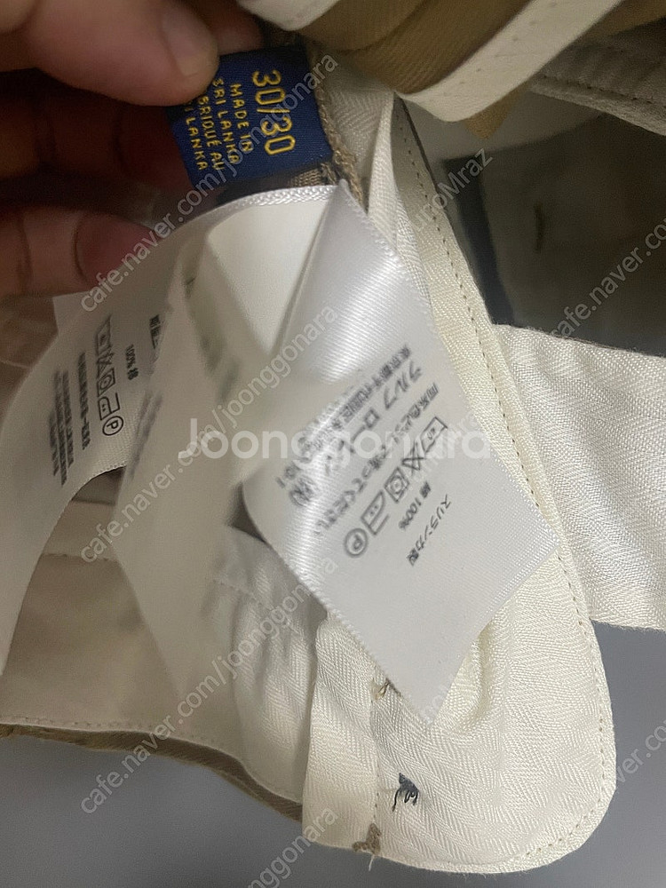 (30/30) 폴로 클래식핏 치노 면팬츠 구르카.네이비--8