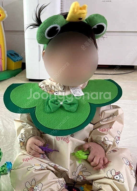 (6개세트) 유아 오감놀이 오감수업 개구리 코스튬 판매...--0