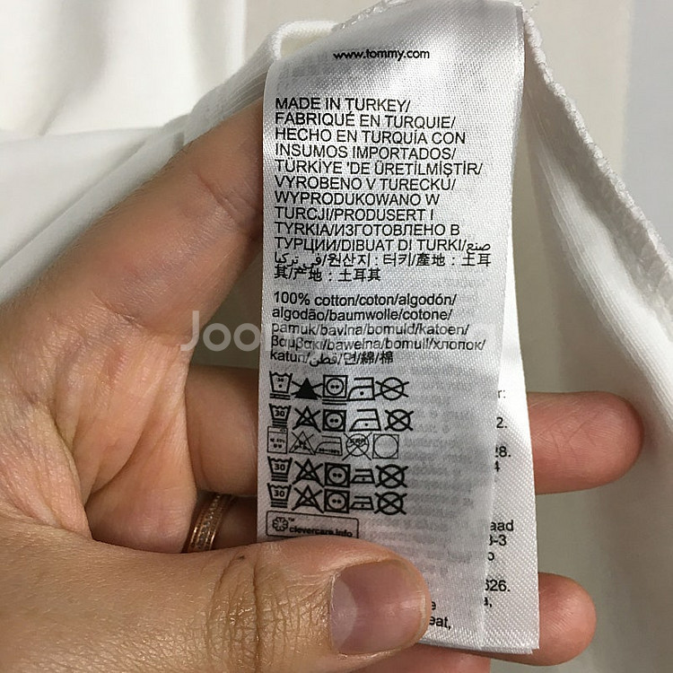타미힐피거 신상 브이넥 반팔 티셔츠 S / 랑방 마인 ...--3