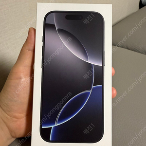 아이폰 16 프로 256GB 블랙 티타늄 색상 미개봉 새상품 판매합니다.