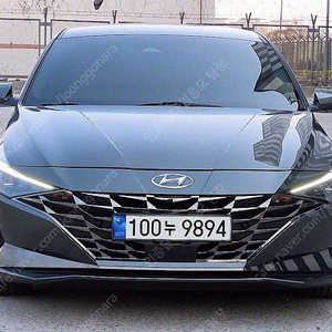 아반떼 중고차 아반떼 하이브리드 중고 회색 2021년식 50,541km 인스퍼레이션 중고자동차