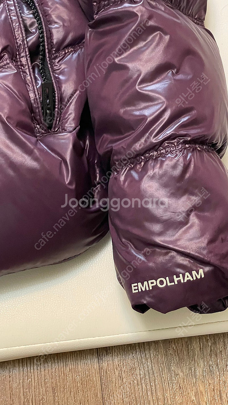 엠폴햄 Em Polham 오리털(솜털) 패딩 후드 점퍼...--1