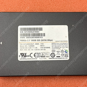 삼성 서버용 SSD PM863a 960GB 엔터프라이즈 SATA SSD